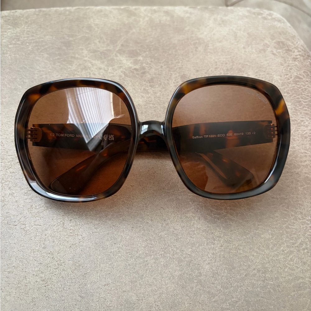 Tom Ford tortoise Square Sunglasses